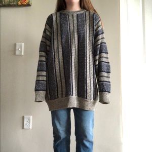 Black and cream Van Heusen winter sweater